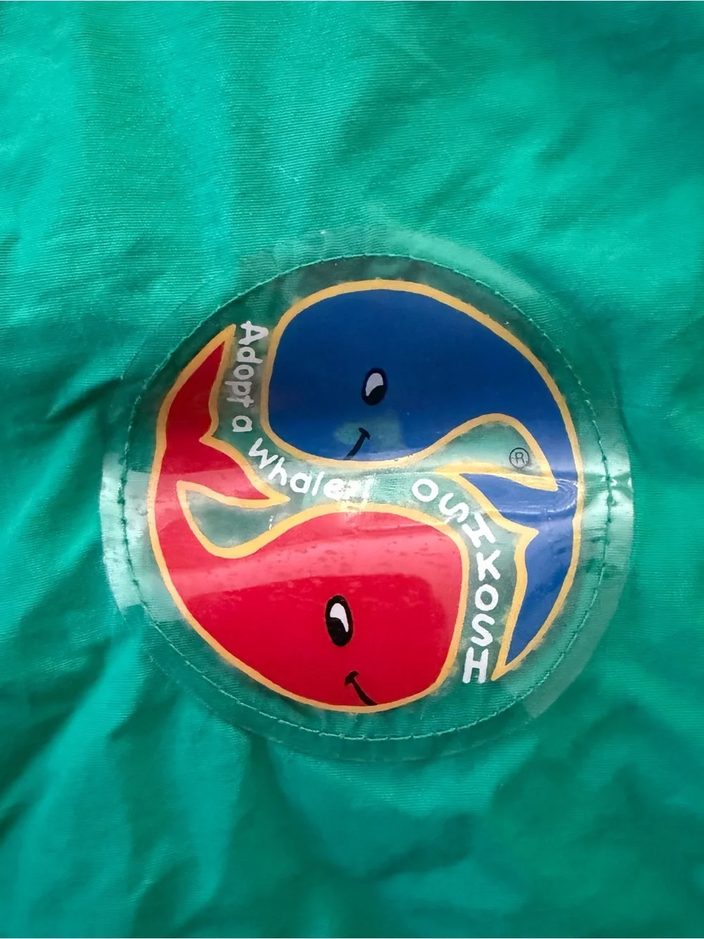 Vintage OshKosh B'gosh Blue Red Green Colorblock Pullover Jacket